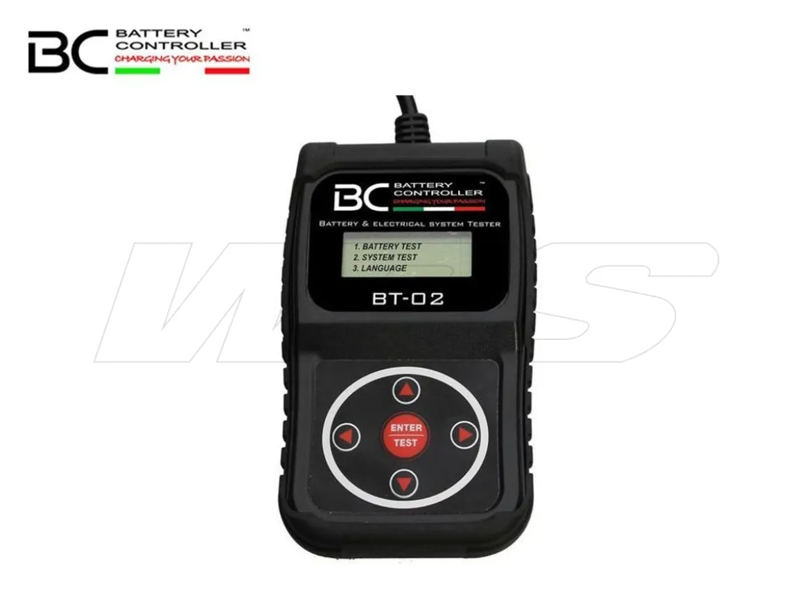 TESTER DI BATTERIA E SISTEMI ELETTRICI DI AVVIAMENTO E RICARICA BATTERY CONTROLLER