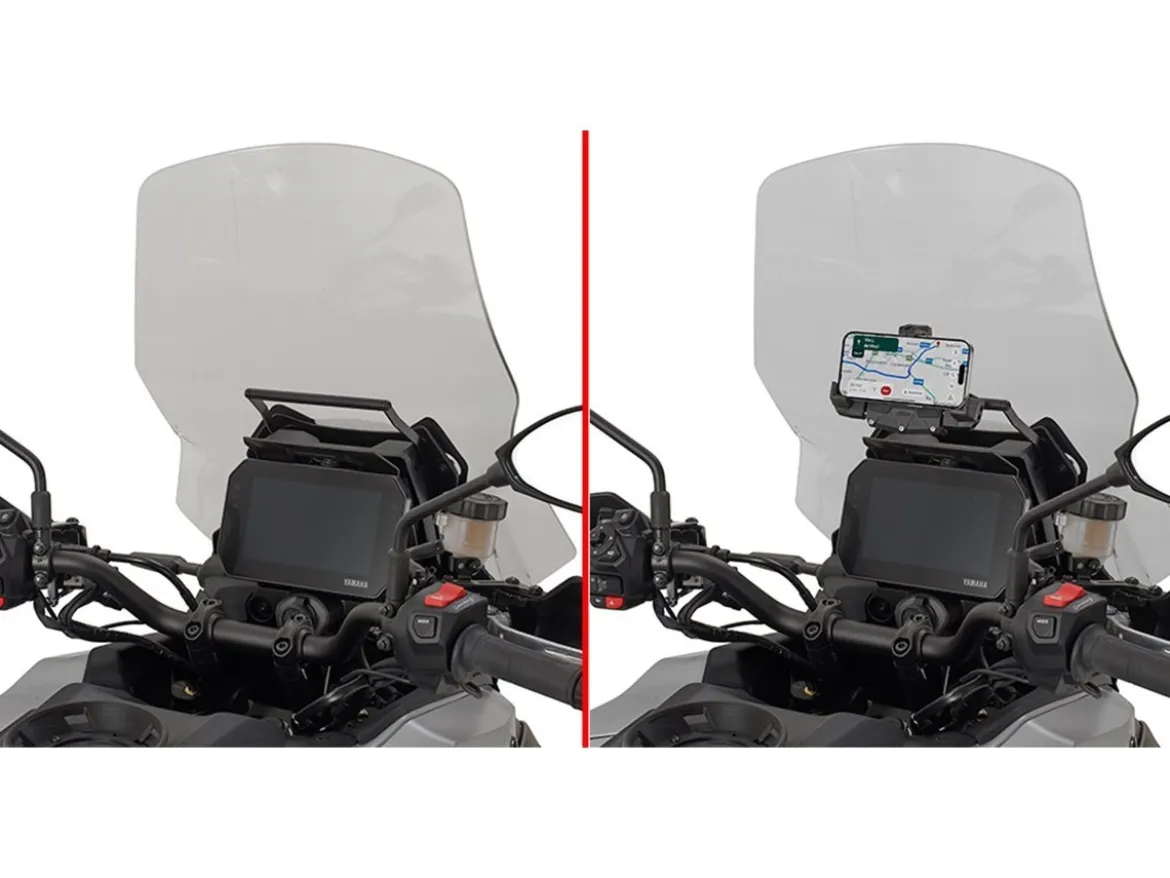 TRAVERSINO SUPPORTO CELLULARE GIVI YAMAHA TRACER 9 GT / + 2025
