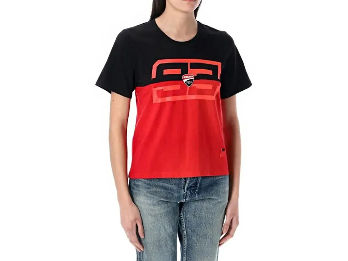 2539304 T-SHIRT DONNA UFFICIALE DUCATI DUAL MARC MARQUEZ 93