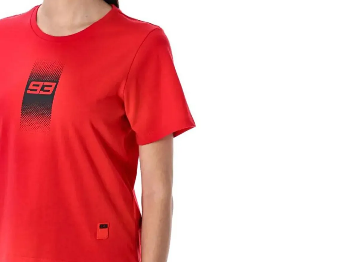 2533006 T-SHIRT DONNA UFFICIALE MARC MARQUEZ 93 PIXELLED