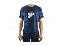 T-SHIRT ORIGINALE TERMIGNONI BLUE 100% COTONE