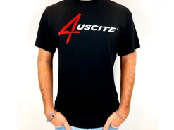 T-SHIRT ORIGINALE TERMIGNONI 4 USCITE BLACK 100% COTONE