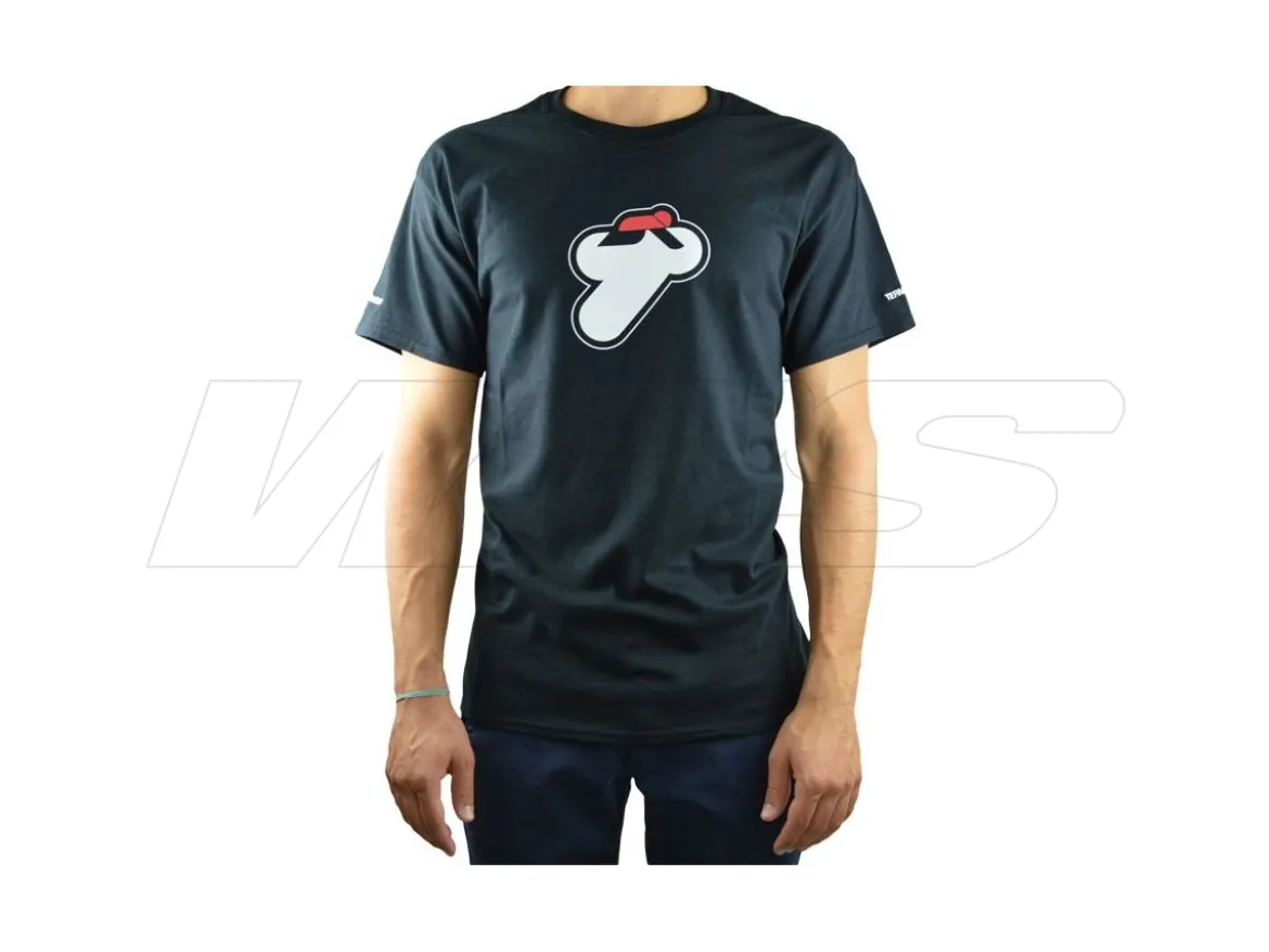 T-SHIRT ORIGINALE TERMIGNONI BLACK 100% COTONE