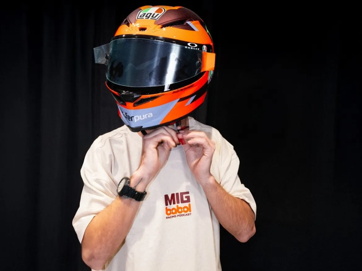 T-SHIRT OVER PREMIUM UFFICIALE MIG BABOL RACING PODCAST NERA 100% COTONE