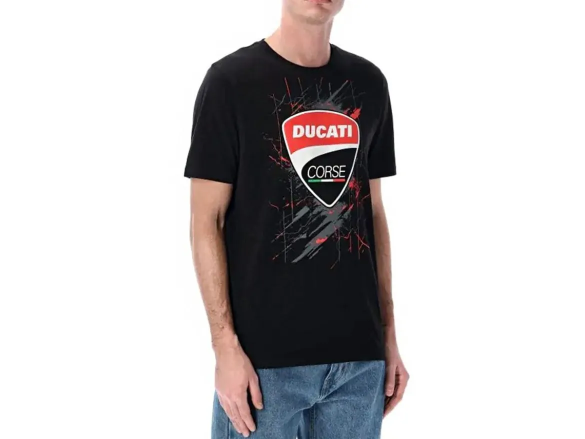 2536001 T-SHIRT UFFICIALE DUCATI CORSE SCRATCHED LOGO