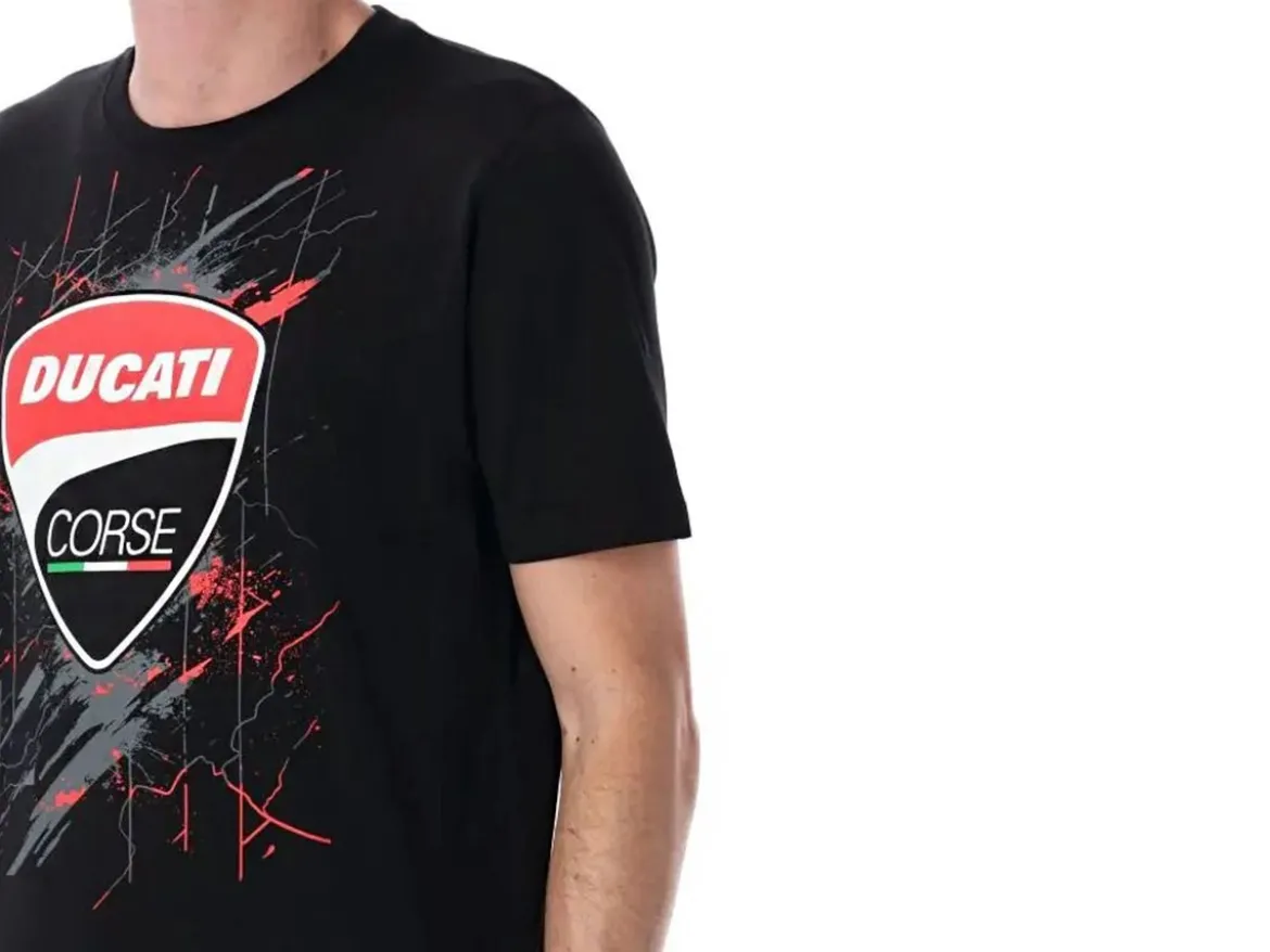 2536001 T-SHIRT UFFICIALE DUCATI CORSE SCRATCHED LOGO