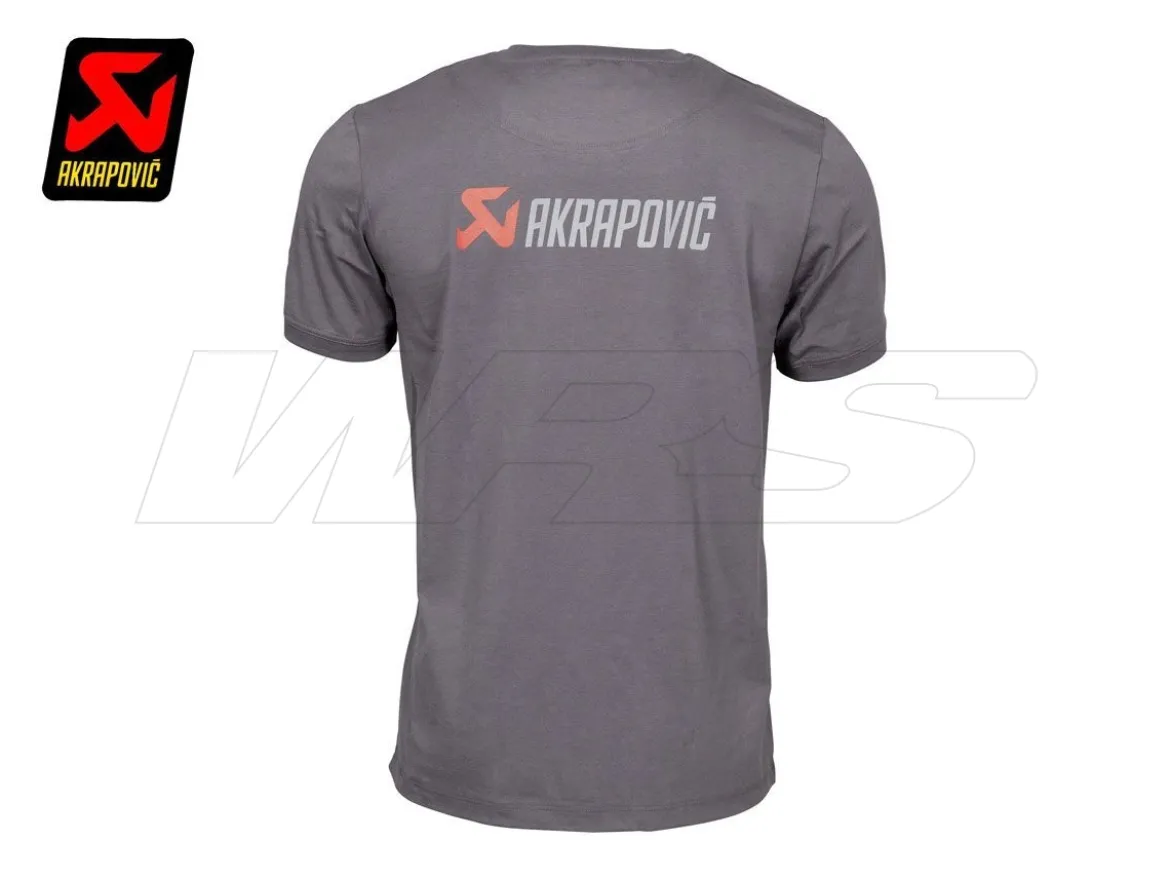 T-SHIRT UOMO GRIGIA UFFICIALE AKRAPOVIC