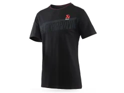 T-SHIRT UOMO NERA UFFICIALE AKRAPOVIC LINEA CORPO