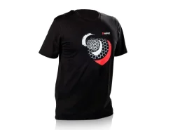 T-SHIRT UOMO NERA UFFICIALE AKRAPOVIC LINEA CORPO CON LOGO