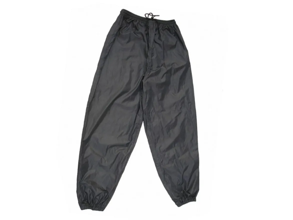 TUTA ANTI-ACQUA DIVISIBILE FODERATA NERO/GRIGIO/ARANCIO