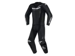 TUTA IN PELLE GP FORCE V2 2 PEZZI NERO ALPINESTARS