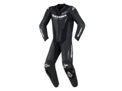 TUTA IN PELLE GP FORCE V2 1 PEZZO NERO ALPINESTARS