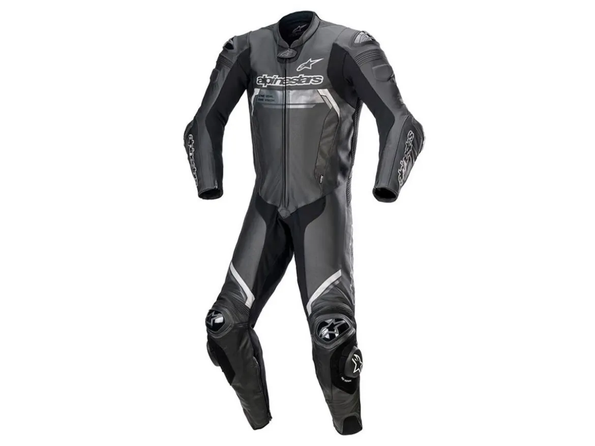 TUTA PELLE INTERA MISSILE IGNITION V2 ALPINESTARS NERO / NERO