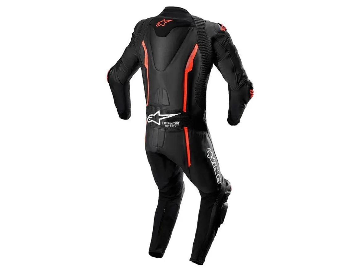 TUTA PELLE INTERA MISSILE V2 ALPINESTARS NERO / ROSSO