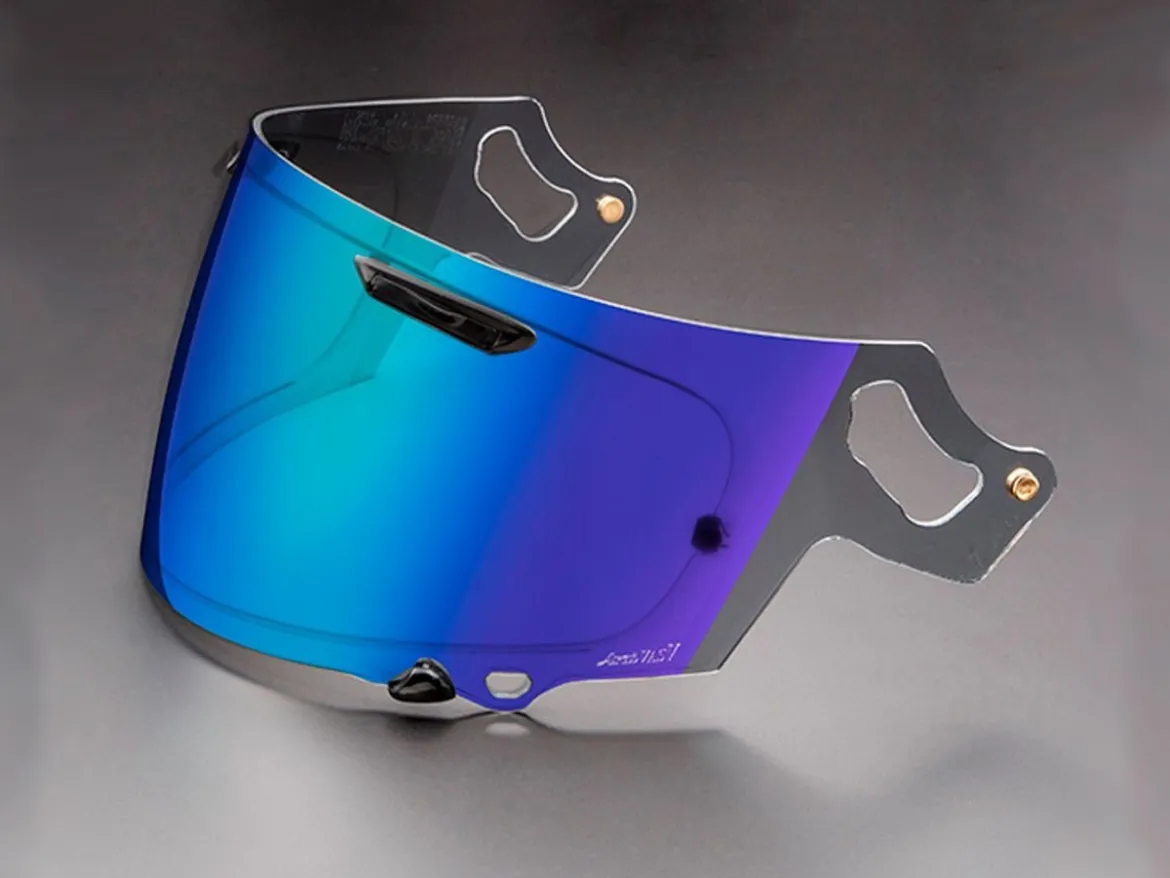 VISIERA ARAI A SPECCHIO BLU PER CASCHI ARAI VAS MAX VISION