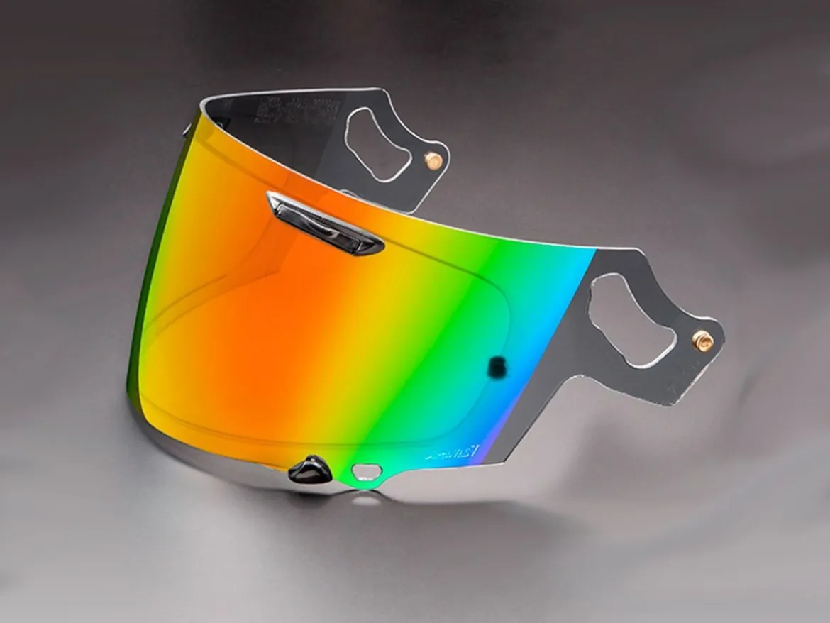 VISIERA ARAI A SPECCHIO ROSSO PER CASCHI ARAI VAS MAX VISION