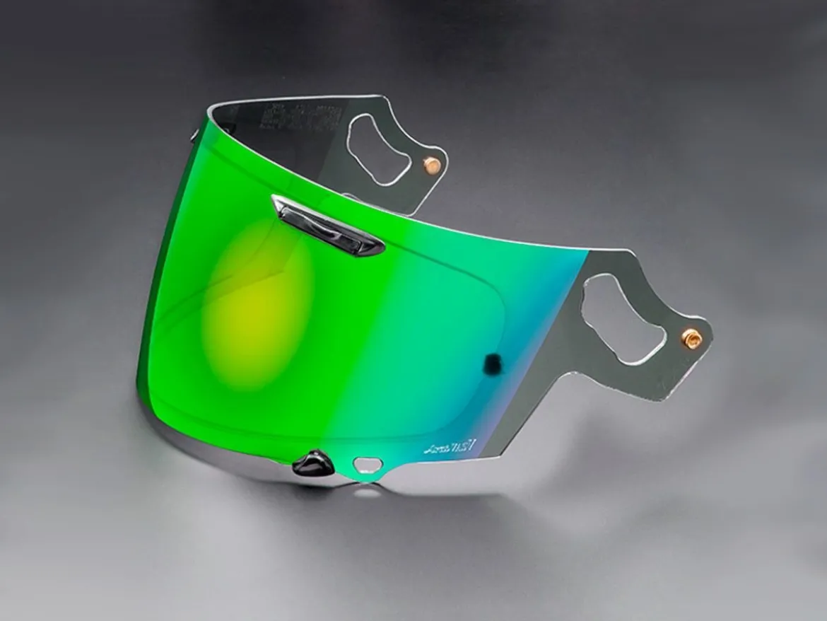 VISIERA ARAI A SPECCHIO VERDE PER CASCHI ARAI VAS MAX VISION